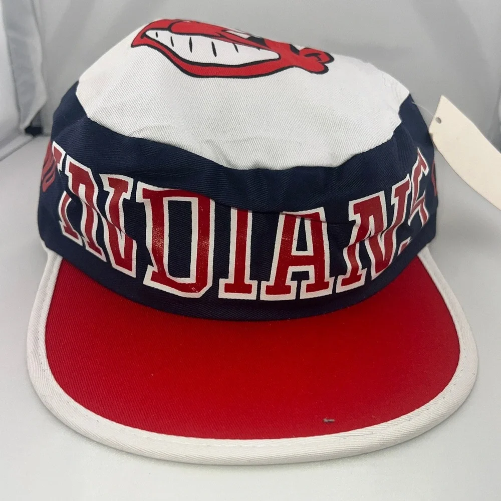 Vintage‎ Cleveland Indians Hat Chief Wahoo MLB Painter Cap Twins Enterprise NEW